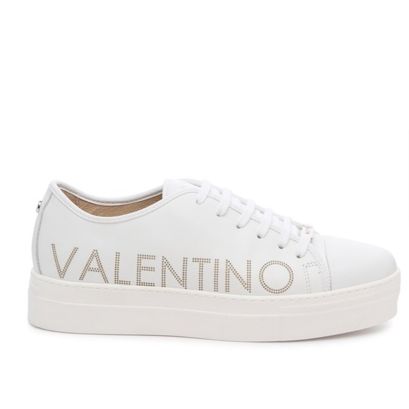 Valentino dalia white leather platform sneakers - Picture 2 of 15